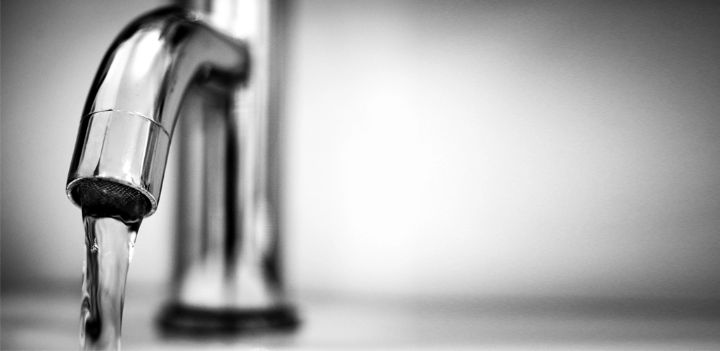 flowing silver tap